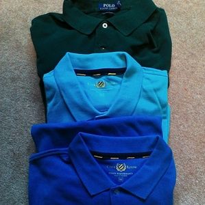 Polo shirts, will sell separately.